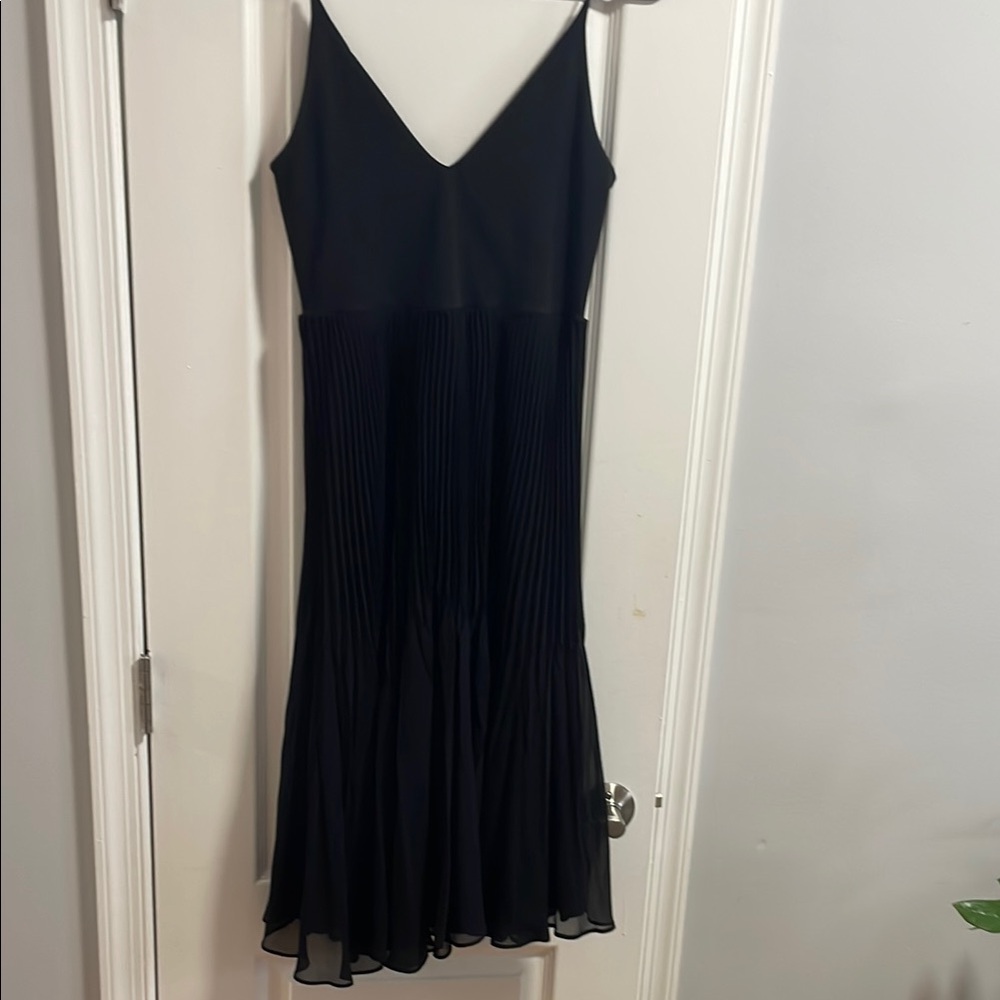 Aritzia - Elegant Black Pleated Dress